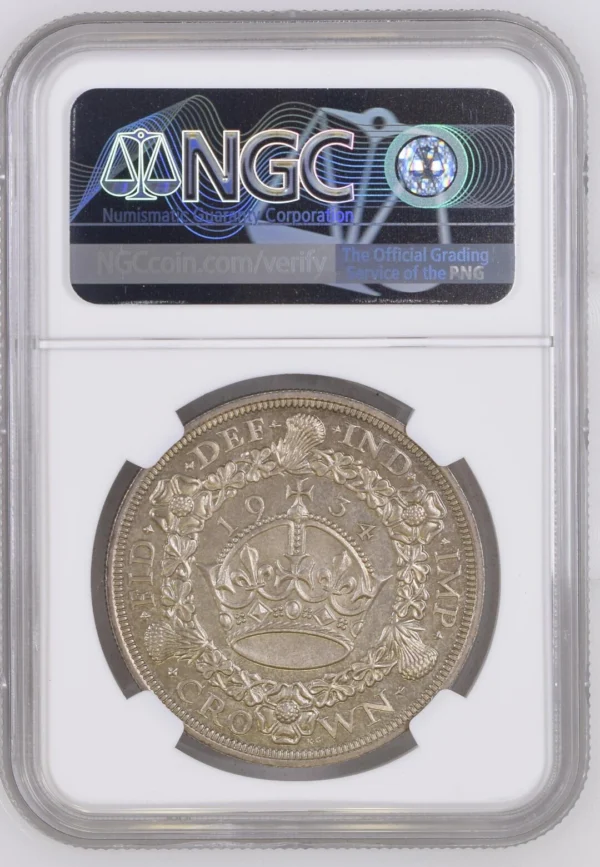 R6】1934年ジョージ5世リースクラウン銀貨 VIPプルーフ NGC PF65