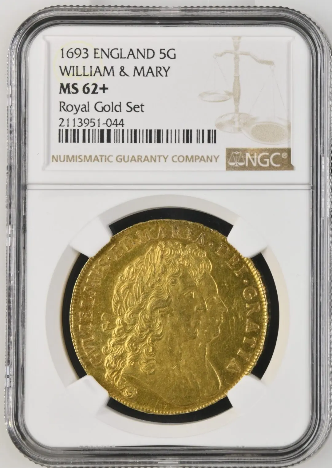 2-William-and-Mary-1693-Five-