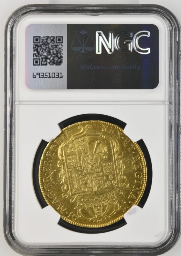 1691年ウィリアム&メアリー5ギニー金貨 NGC MS61 - ソブリンハブ