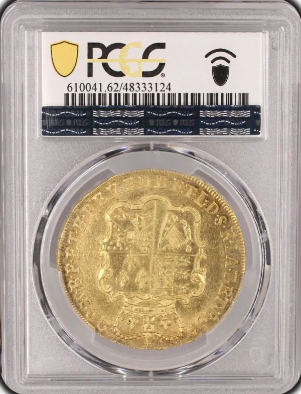 1729年ジョージ2世5ギニー金貨 PCGS MS62 Pehコレクション - ソブリンハブ 1729年ジョージ2世5ギニー金貨 PCGS MS62 Pehコレクション - ソブリンハブ