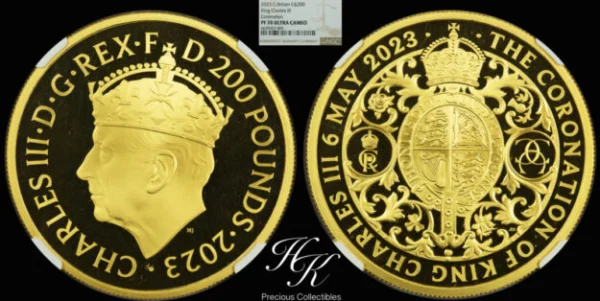 2023年チャールズ3世コロネーション2オンス金貨 NGC PF70 ULTRA CAMEO