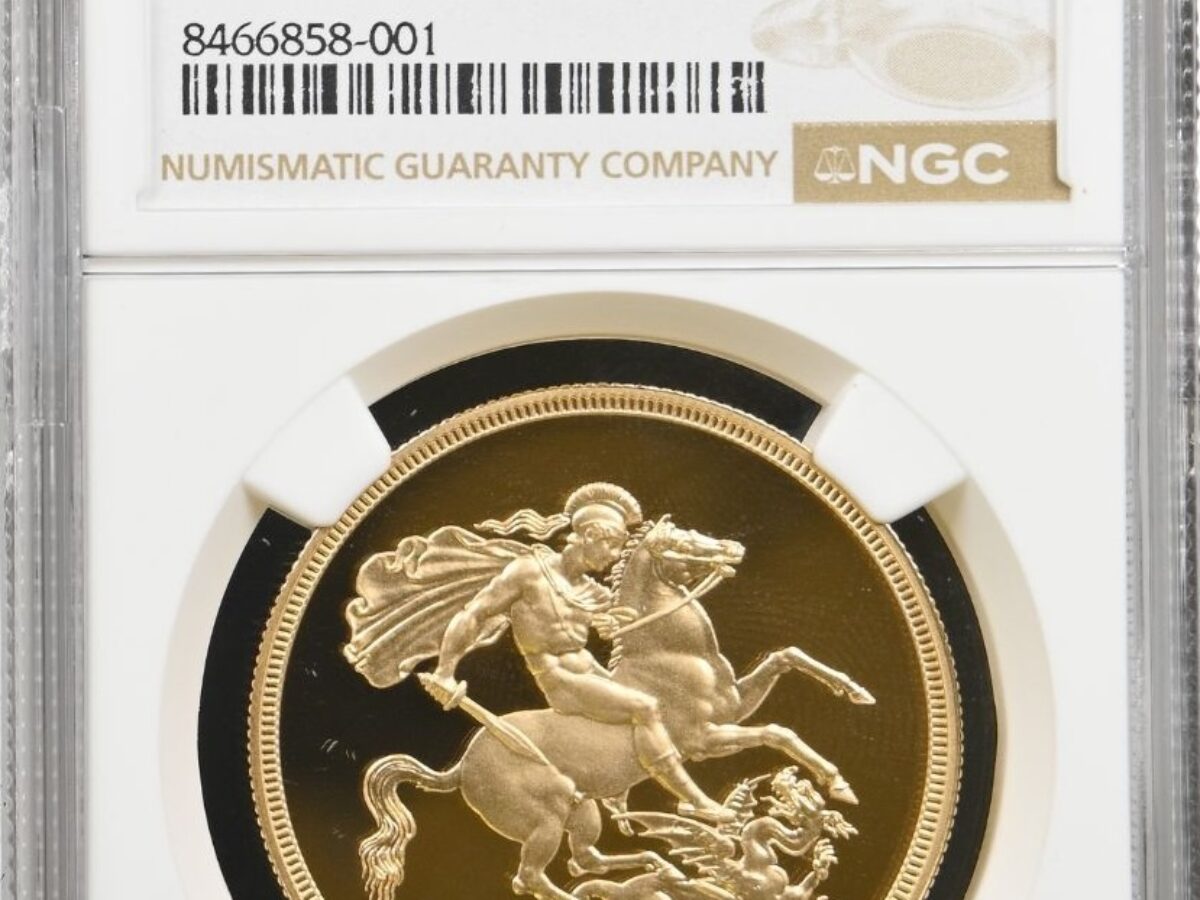 1980年ヤングエリザベス5ポンド金貨 NGC PF70UC - ソブリンハブ