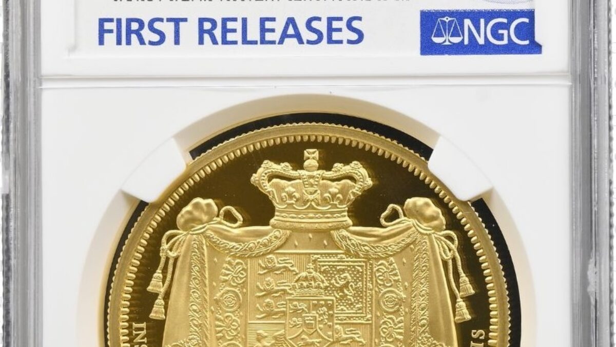 2026年「偉大なる彫刻家」ウィリアム4世2オンス金貨 NGC PF70UCFR