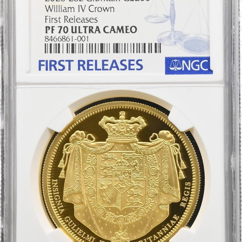 2026 Great Engravers William IV Crown Gold Proof 2oz PF70 First