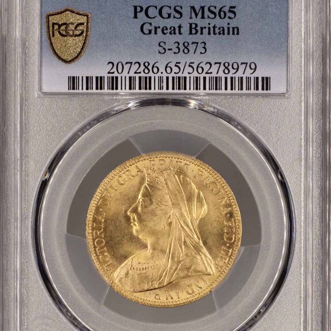 1893年 イギリス ヴィクトリア 2ポンド金貨 NGC MS65 - Sovereign Hub
