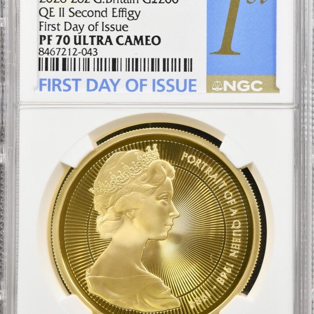2026年 エリザベス2世「女王の肖像」2オンス金貨 第2期肖像 NGC PF70UC