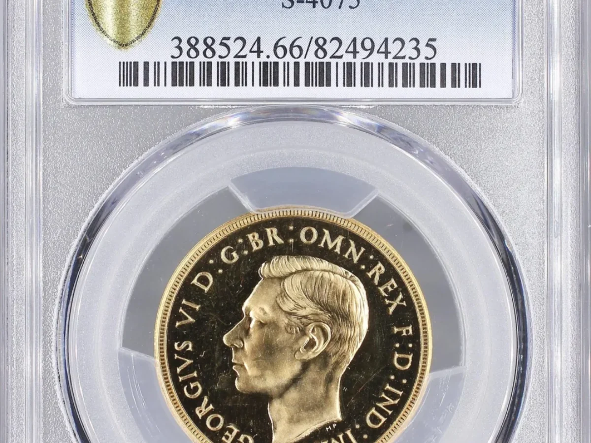 1937年 イギリス ジョージ6世 2ポンド金貨 PCGS PR66CAM - Sovereign Hub