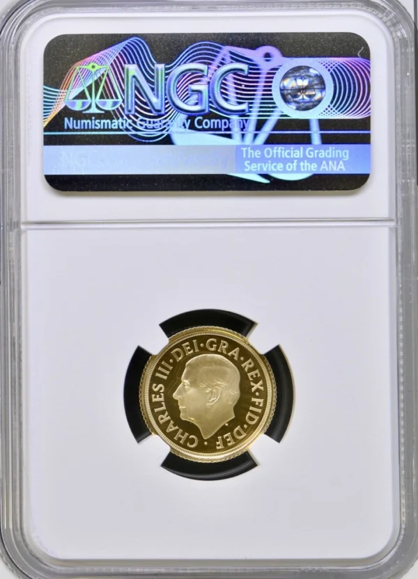 2026年 イギリス チャールズ3世 5枚組プルーフ・ソブリン・セット NGC