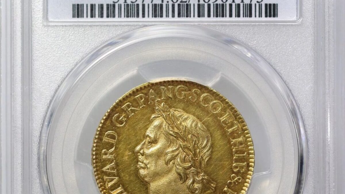 1656年 イングランド オリバー・クロムウェル 金貨 NGC PR62 CAM