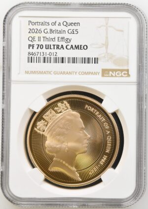 2026 Great Britain Portraits of a Queen QE II Third Effigy NGC PF70 UC