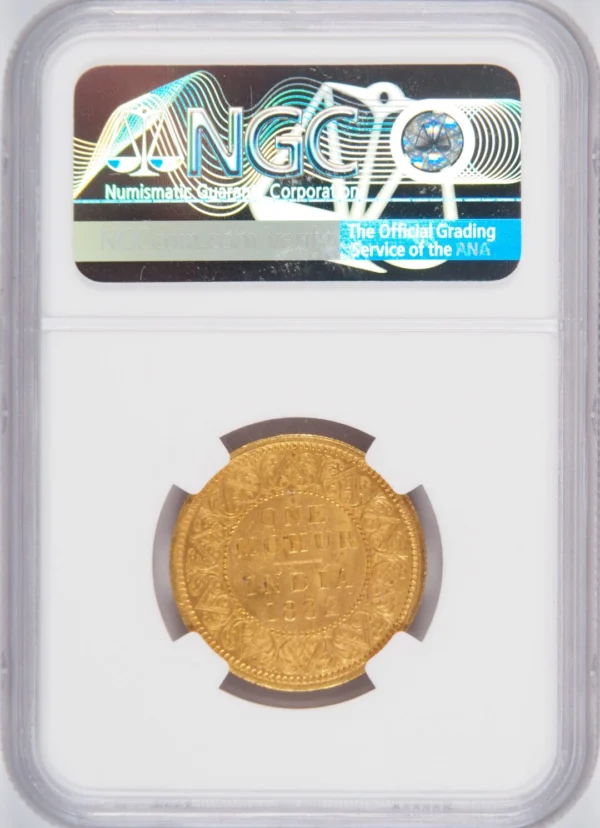 1882年カルカッタモハール金貨 NGC MS63 - ソブリンハブ