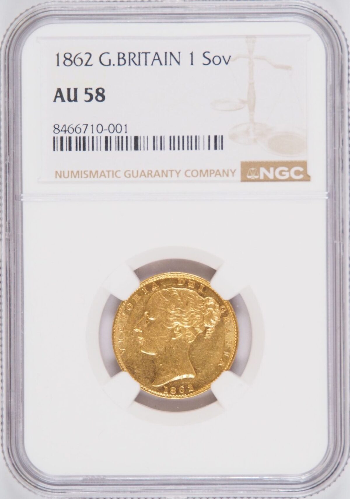 NGC-AU58BN セイロン 1870　ヤングヘッドヴィクトリア　銅貨 1862年 ヴィクトリアヤングヘッドソブリン金貨 NGC AU58 - Sovereign Hub