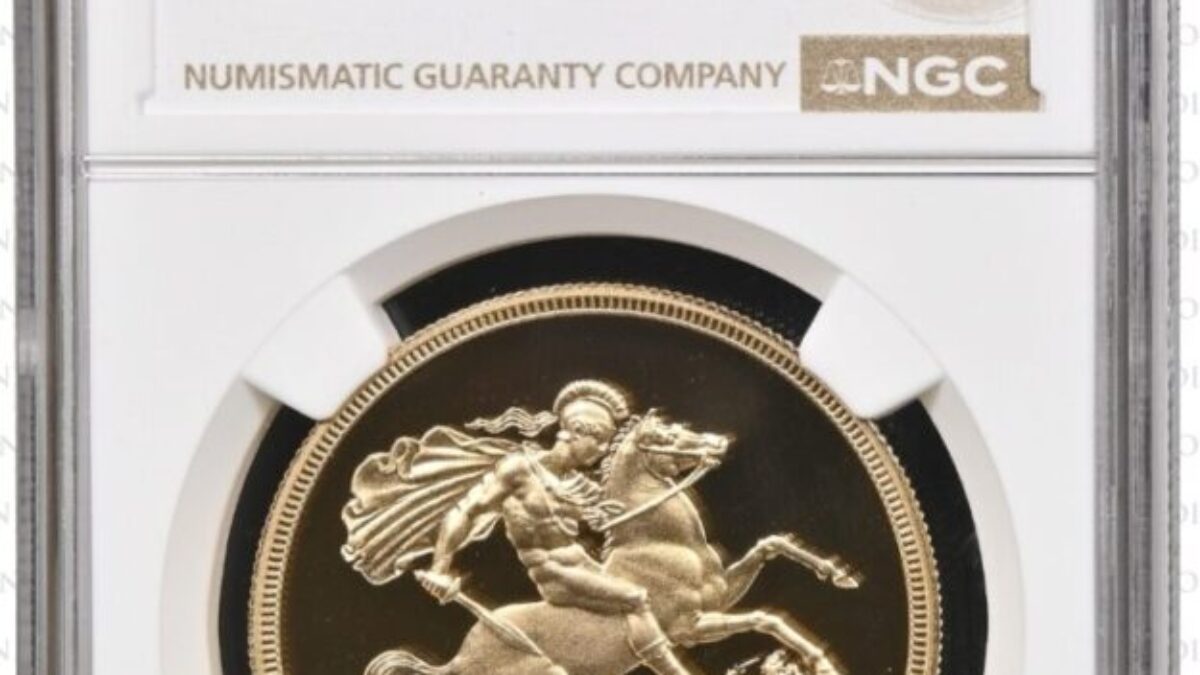 1980年 ヤングエリザベス5ポンド金貨NGC PF69UC - Sovereign Hub
