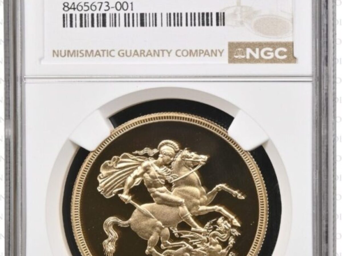 1980年 ヤングエリザベス5ポンド金貨NGC PF69UC - Sovereign Hub