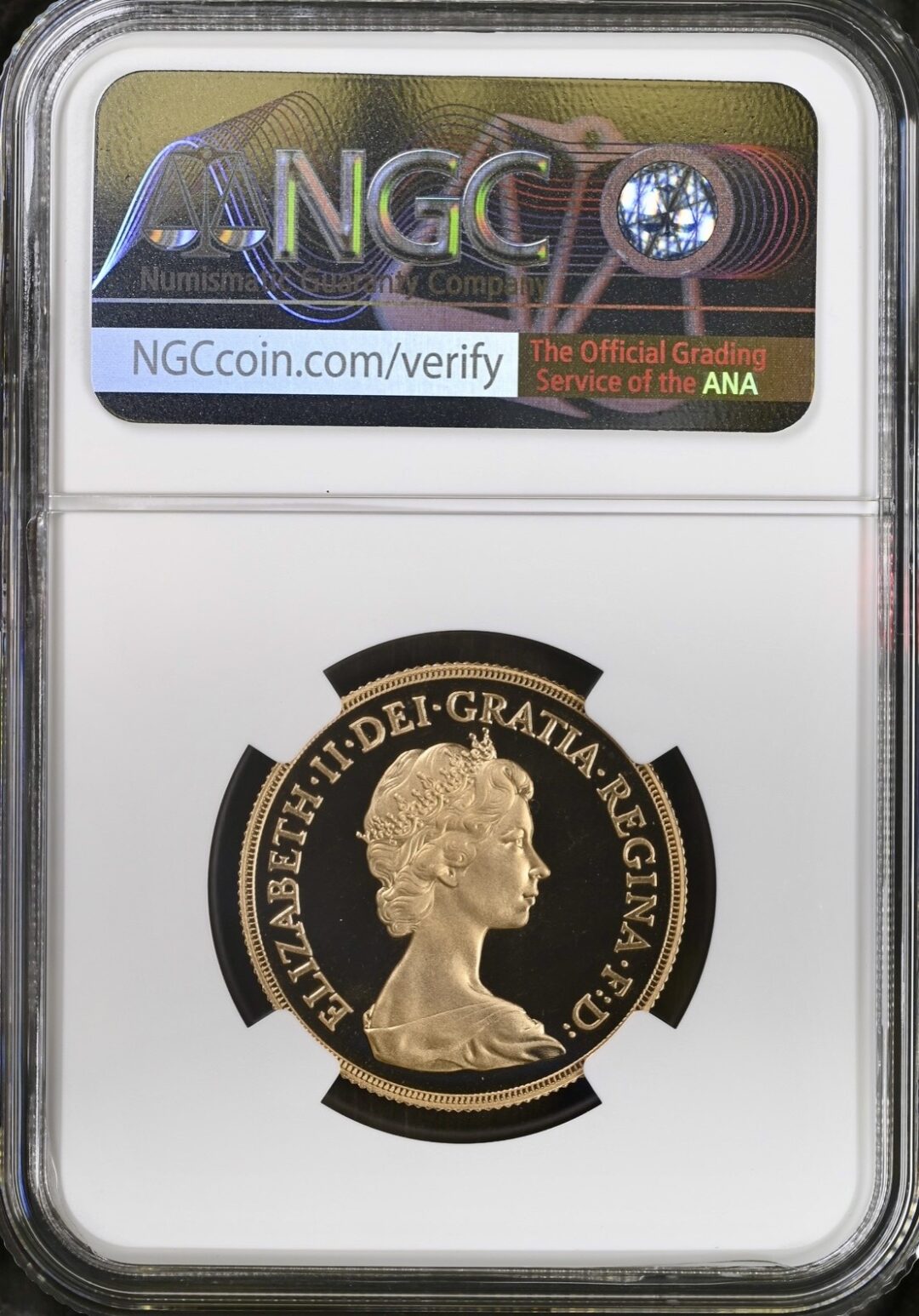 1982年 イギリス エリザベス2世 プルーフ ソブリン金貨 4枚セット NGC PF69UC - 画像 (7)
