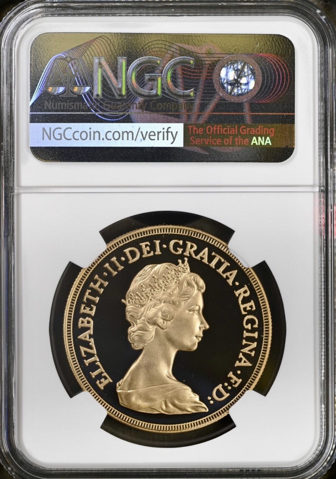 1982年 イギリス エリザベス2世 プルーフ ソブリン金貨 4枚セット NGC PF69UC - 画像 (9)