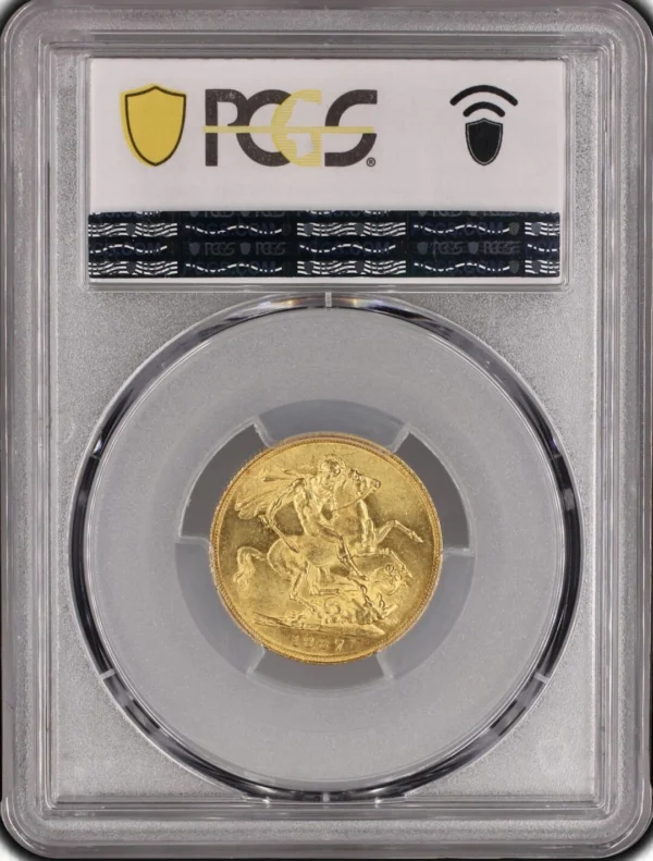 1887年 イギリス ヴィクトリア ソブリン金貨 PCGS MS63 - Sovereign Hub