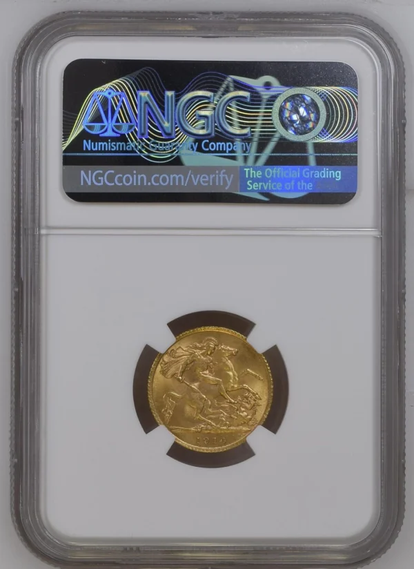 1914年 ハーフソブリン NGC MS66 - Sovereign Hub
