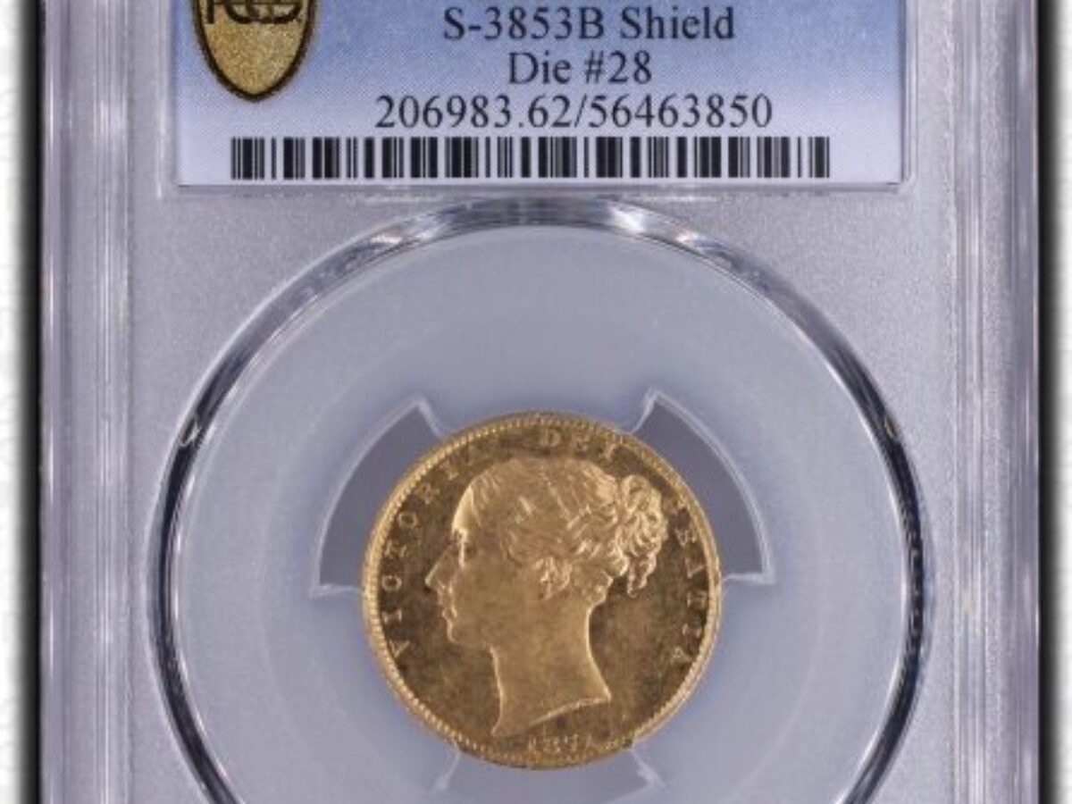 1871年 イギリス ヴィクトリア ソブリン金貨 PCGS MS62 - Sovereign Hub