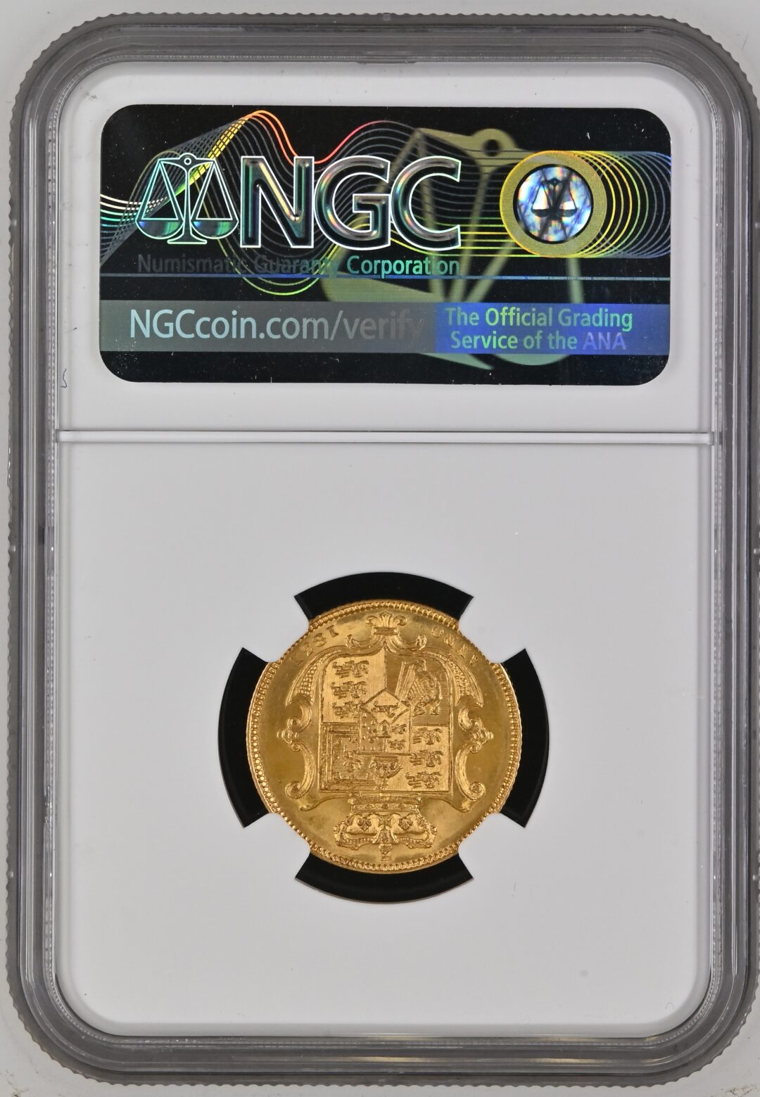 1831 William IV Sovereign Gold Coin NGC MS62 - Image 2